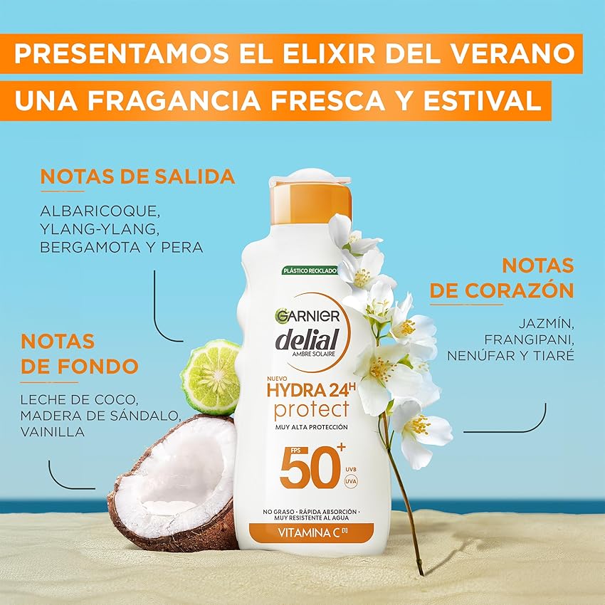 Thumbnail 6 de Garnier Delial Hydra 24h Leche antimanchas FPS 50+