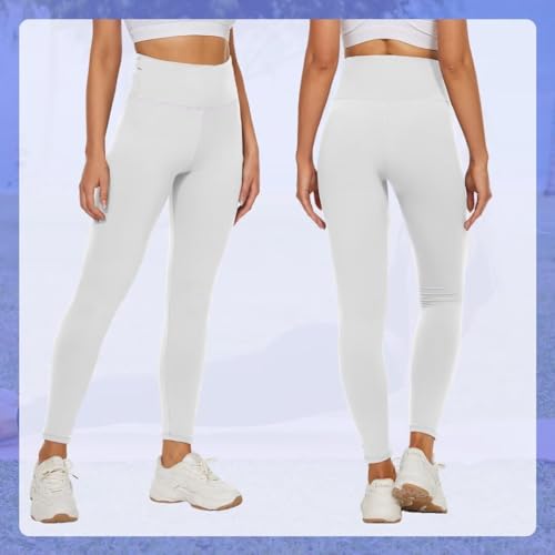 Detalle 2 de TNNZEET High Waist Leggings Damen – elastische, weiche Sporthose mit hohe Taille