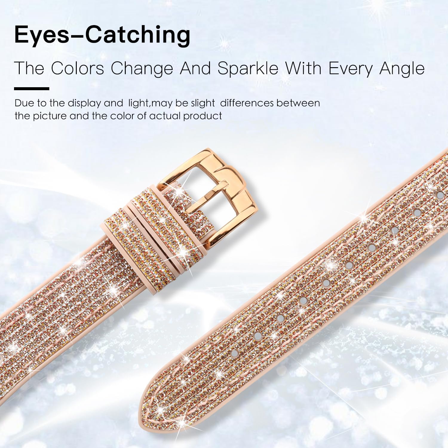 Thumbnail 3 de Tuocal Bling watch strap 41mm silicone