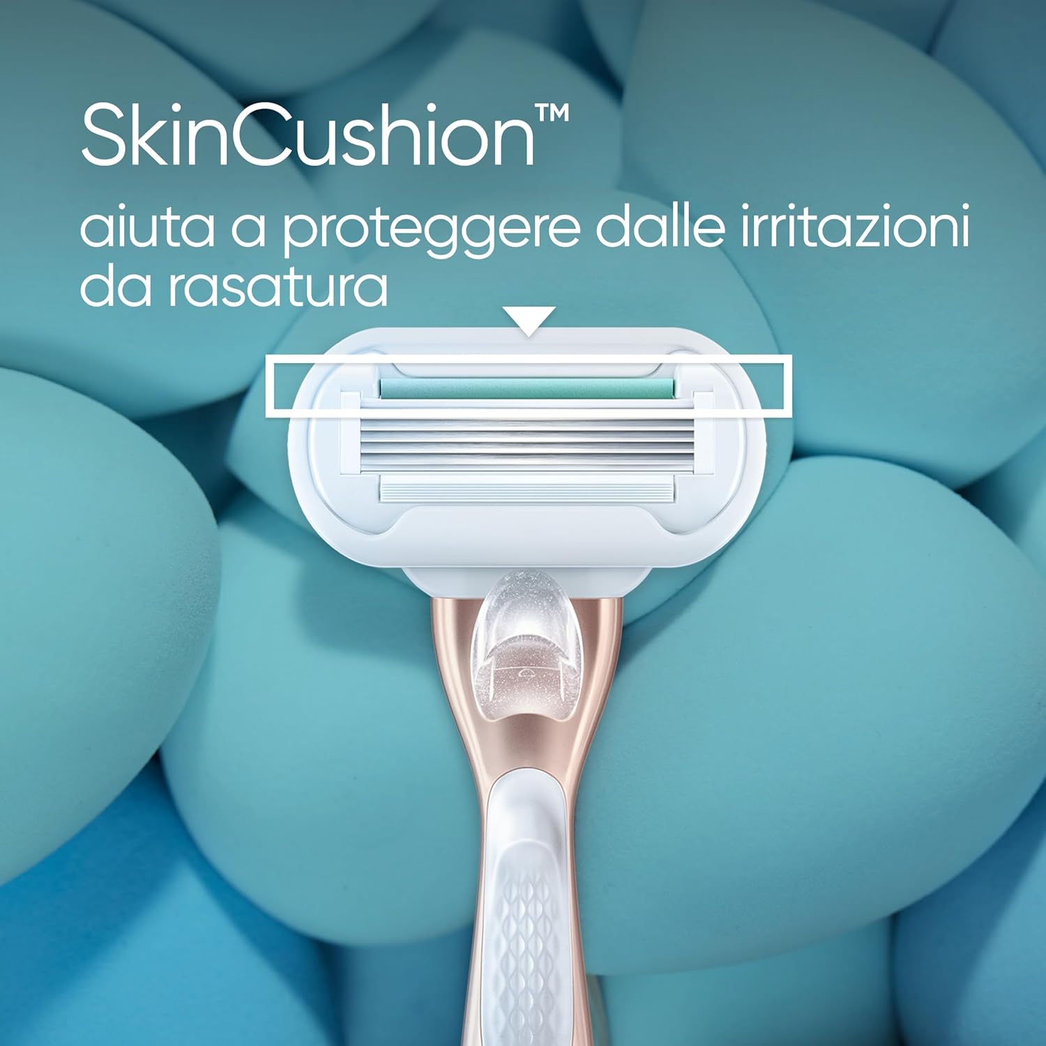 Detalle de Gillette Venus Deluxe Rasoio Donna Smooth Sensitive – 10 lame replacement