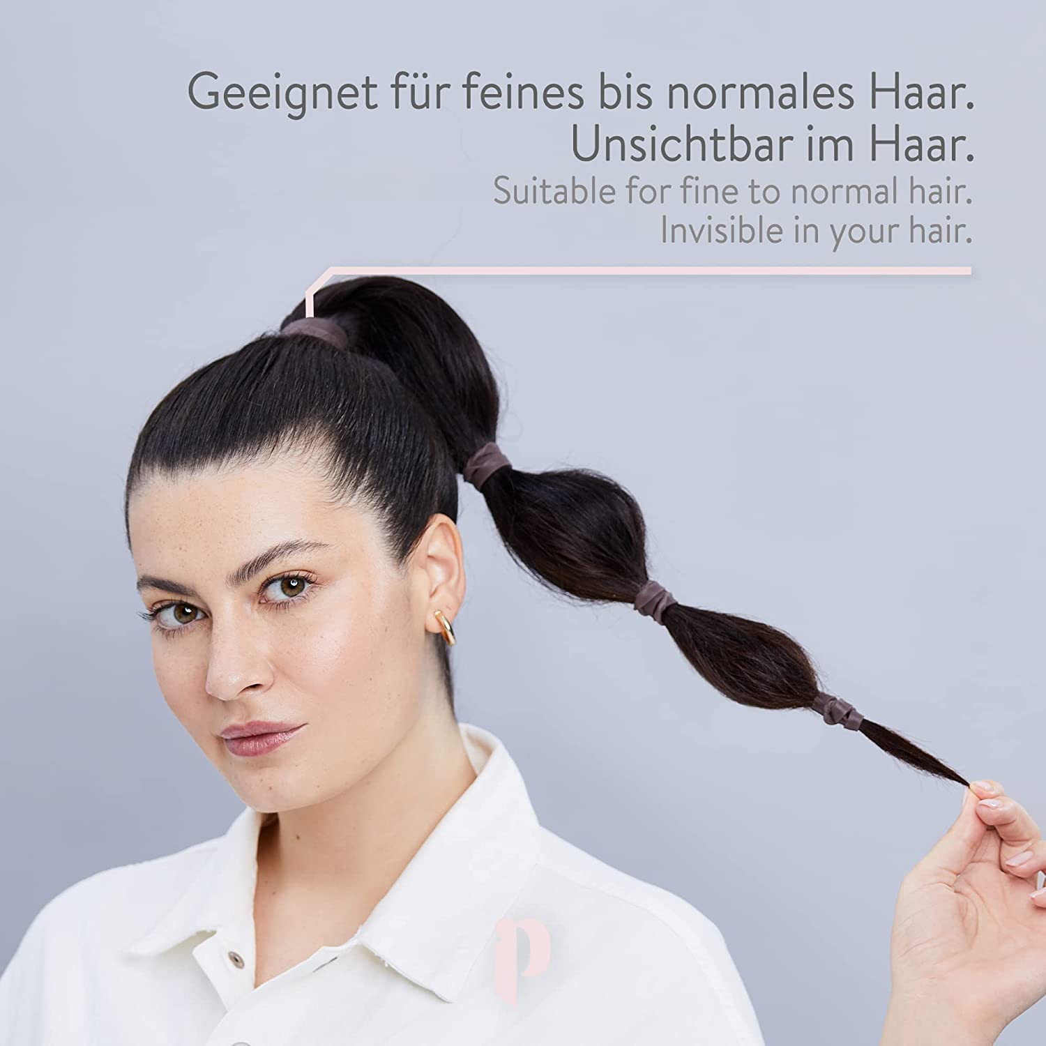 Detalle 2 de pony puffin ONYX – Styling-Tool für mehr Volumen & Halt im Zopf, latexfrei & vegan (Made in Germany)