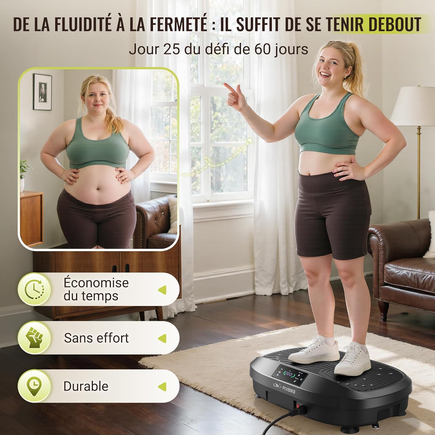 Thumbnail 6 de Plateforme vibrante FLYBIRD : renforcement osseux, drainage lymphatique et récupération