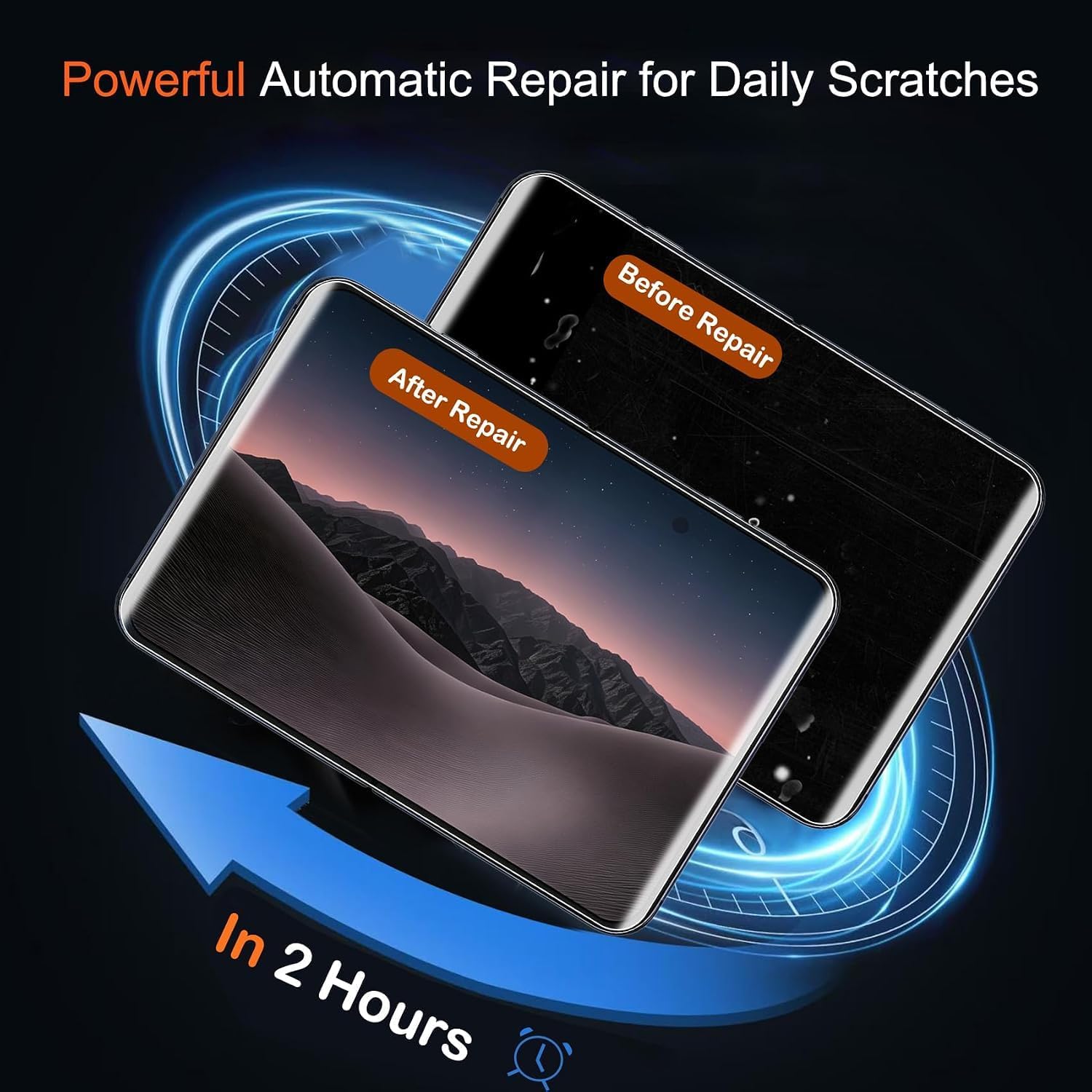Thumbnail 4 de Ferilinso for iPhone Duo 7.6 inch Screen Protector Set, 9H+ Back Glass