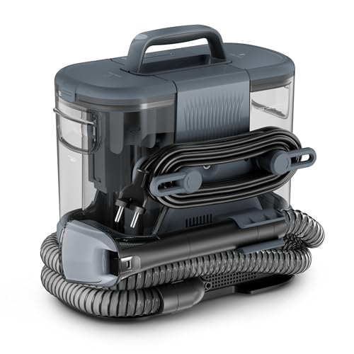 Detalle de Rowenta Clean It IN3011: Smacchiatore Portatile Grigio, compatto e versatile per casa e auto