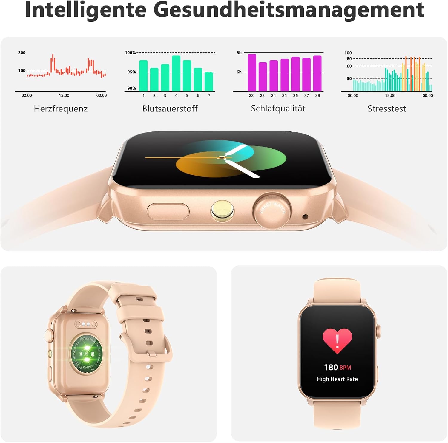 Thumbnail 3 de Blackview Smartwatch Herren Damen