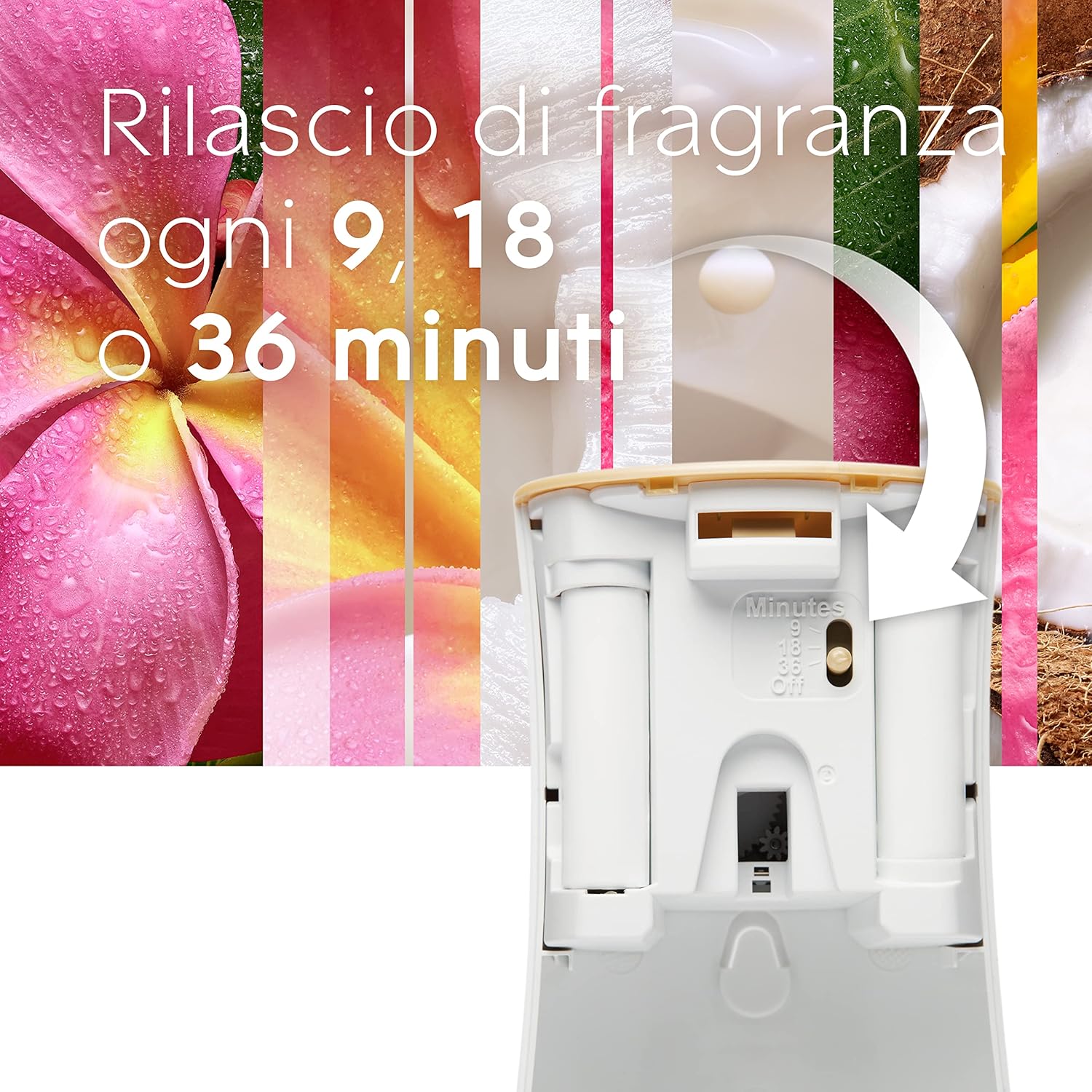 Thumbnail 2 de Glade Automatic Spray Ricarica Exotic Tropical Blossom (scorta da 4 ricariche da 269 ml) per diffusore automatico