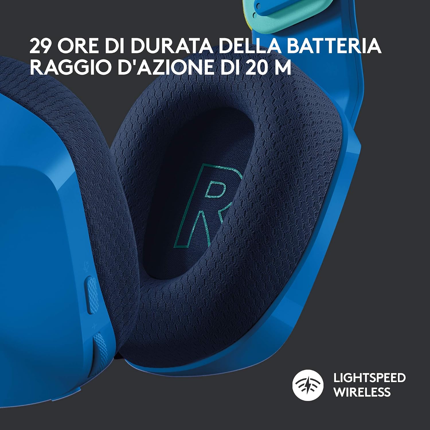 Detalle de Logitech G733 cuffia wireless 29 ore