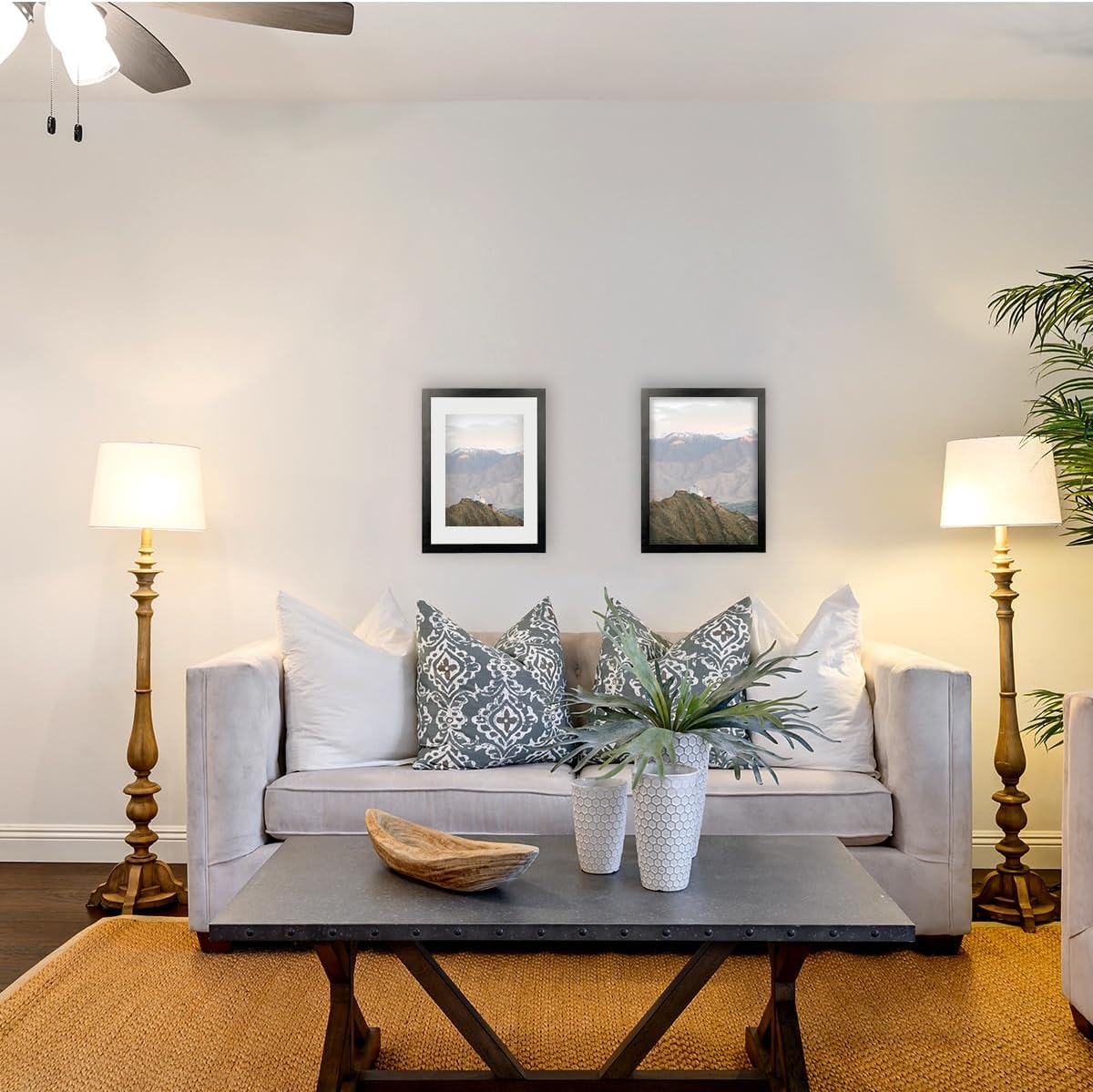 Thumbnail 5 de RUN HELIX Bilderrahmen 40x60 Schwarz mit Acrylglas und Passepartout (für Poster, Bilder & Diplome)