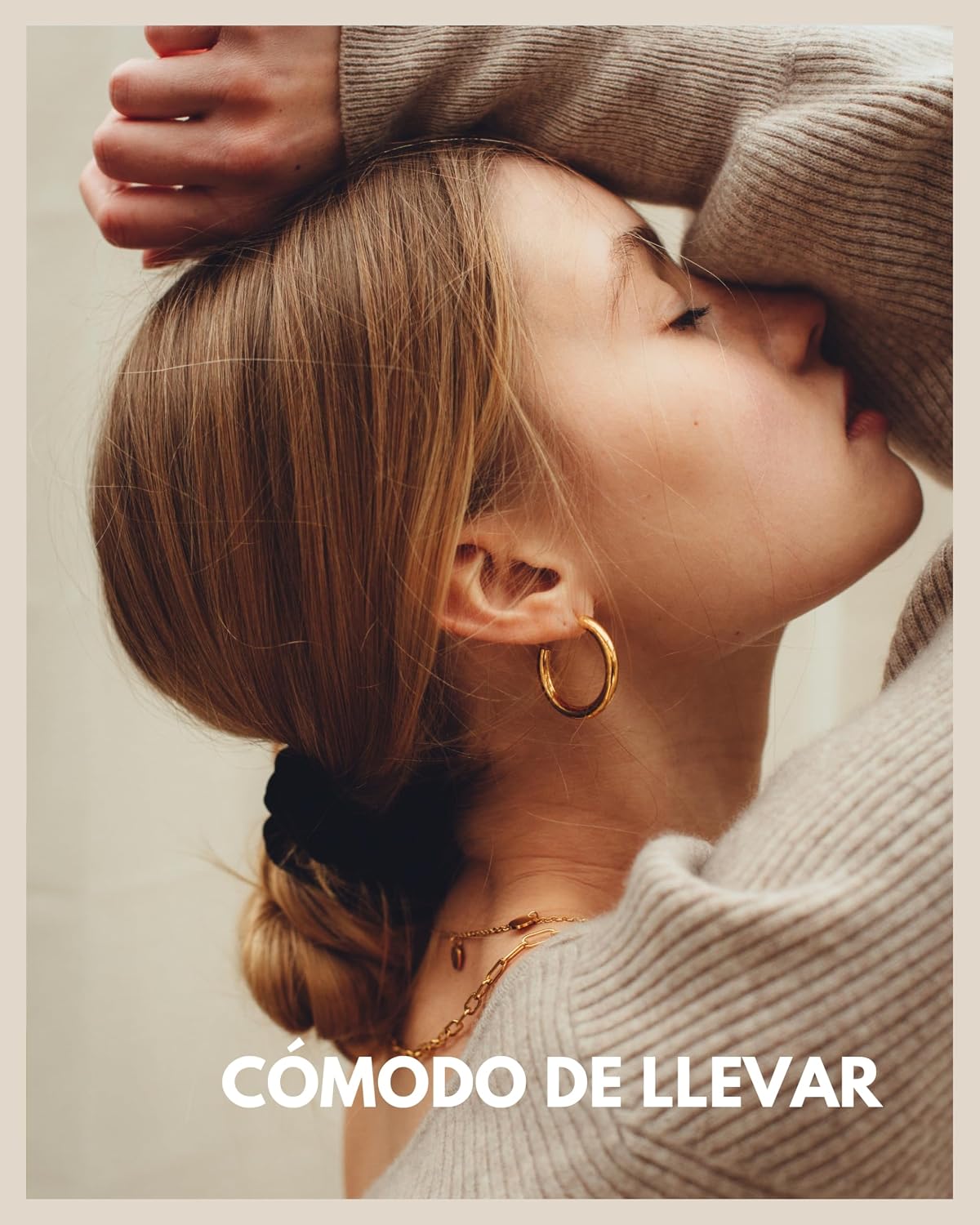 Thumbnail 4 de GOOD.designs Creoles 30 mm oro 18K