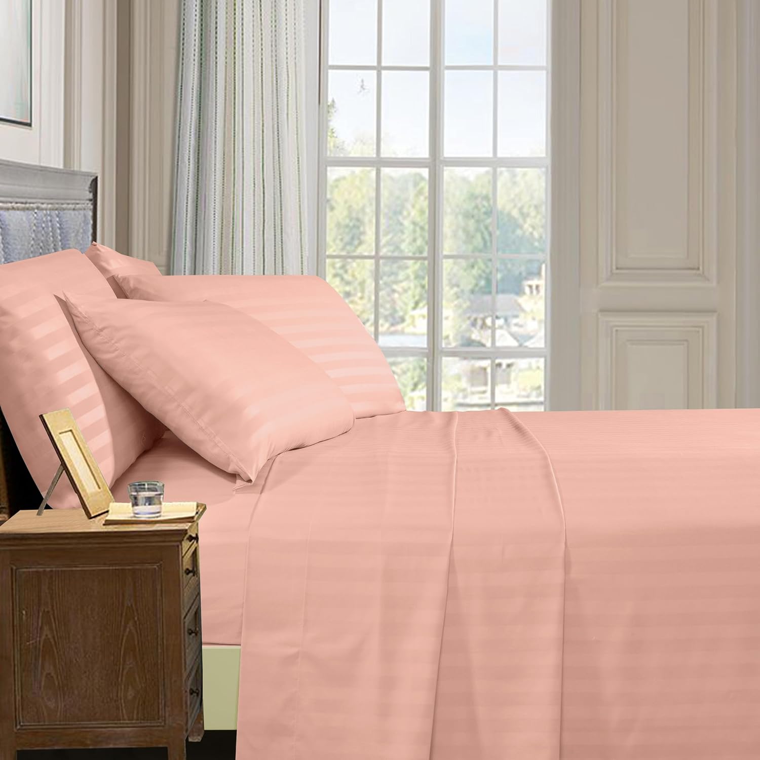 Thumbnail 1 de Elegant Comfort California King – 6-częściowy zestaw prześcieradeł i poszewek z mikrofibry