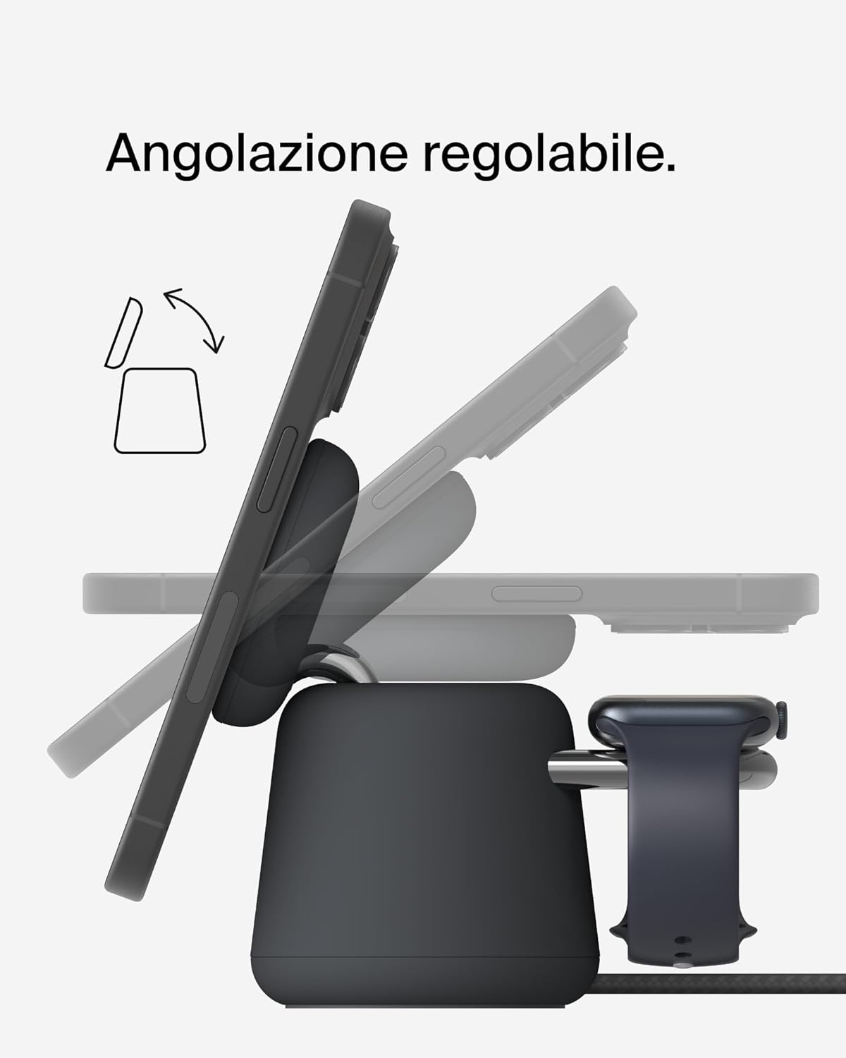 Detalle de Belkin BoostCharge wireless 2 in 1 Qi2 15 W