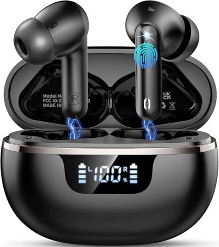 Detalle de Donerton Bluetooth Kopfhörer – Kabellose In-Ear mit ENC, IPX7, 50 Stunden Laufzeit