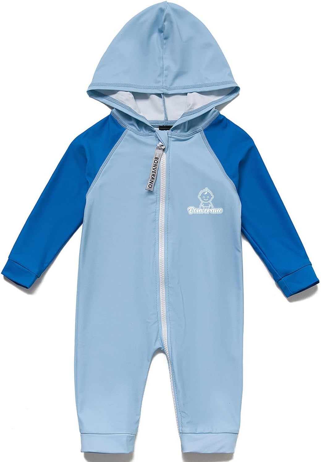 Thumbnail 4 de BONVERANO Badeanzug für Babys und Kleinkinder mit Kapuze und UV-Schutz 50+ (UPF) – 0–4 Jahre