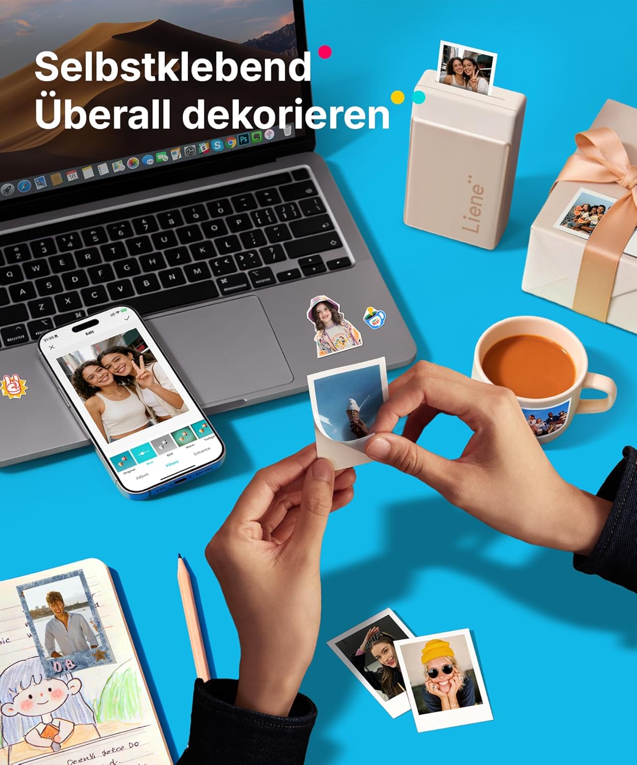 Detalle 2 de Liene Pearl N200 Pro Mini Fotodrucker 300 dpi