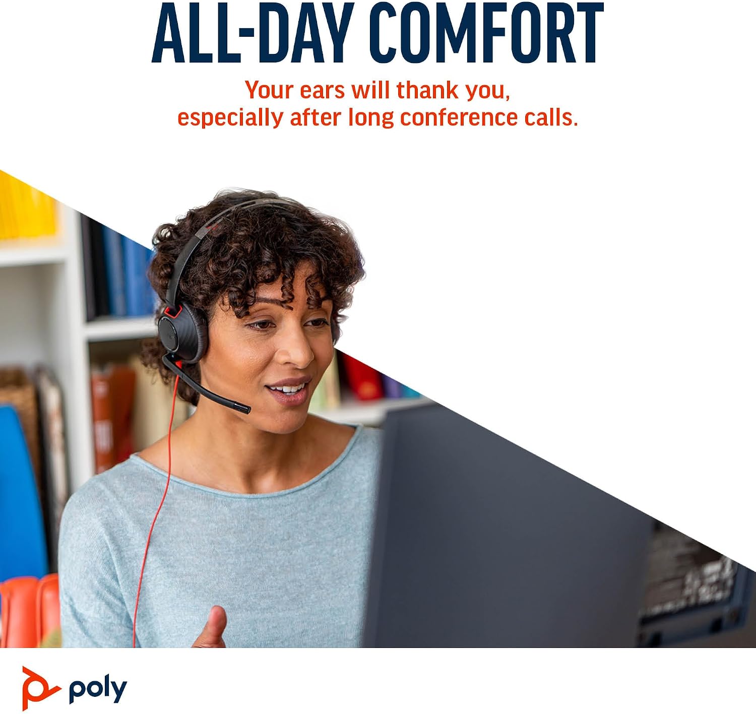 Thumbnail 4 de Poly Blackwire 5210 Wired Headset, Single-Ear with USB-C and Noise-Cancelling Mic