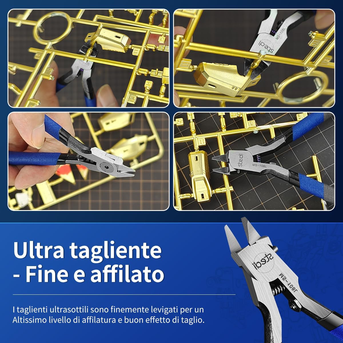 Thumbnail 4 de Stedi Ultimate pince de modélisme pour gauchers (version main gauche) – coupe-sprue ultra-fin simple tranchant