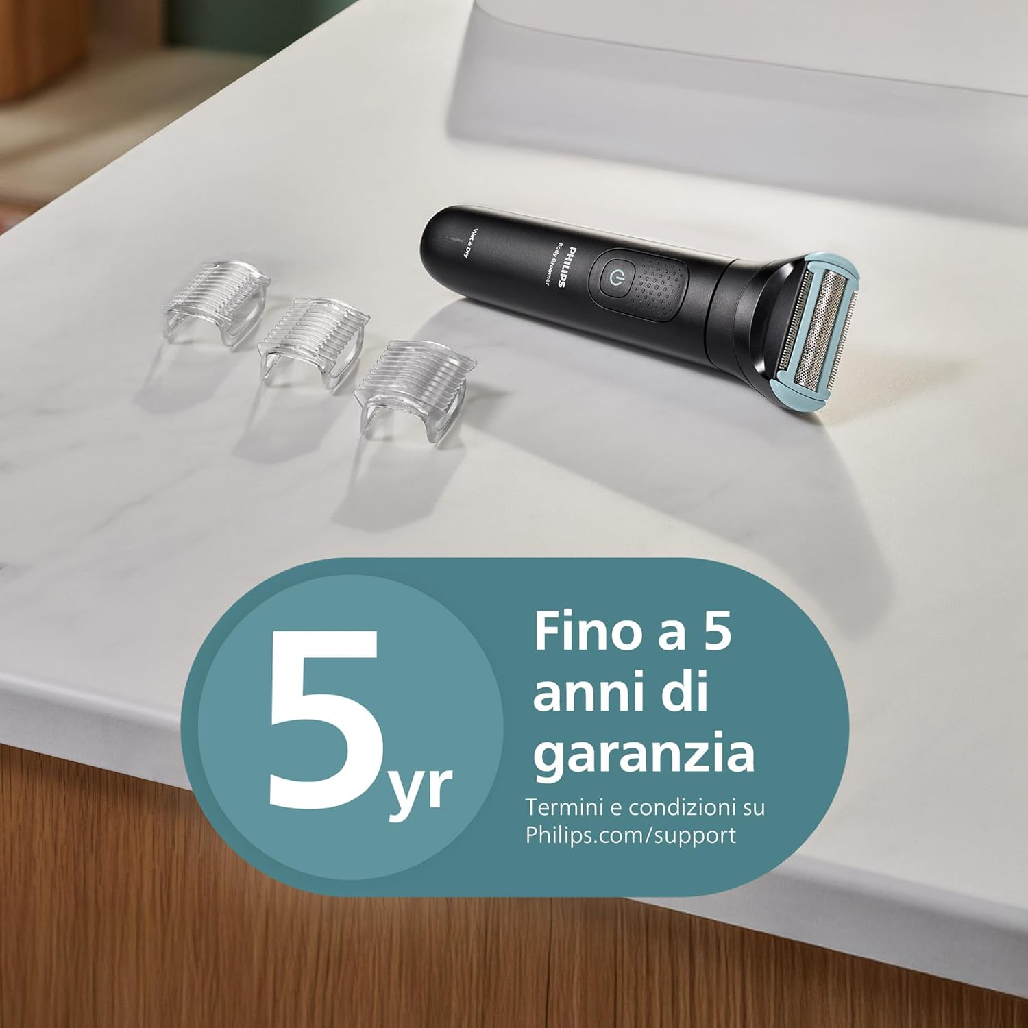 Thumbnail 6 de Philips Bodygroom Serie 5000 rifinitore uomo 100 min