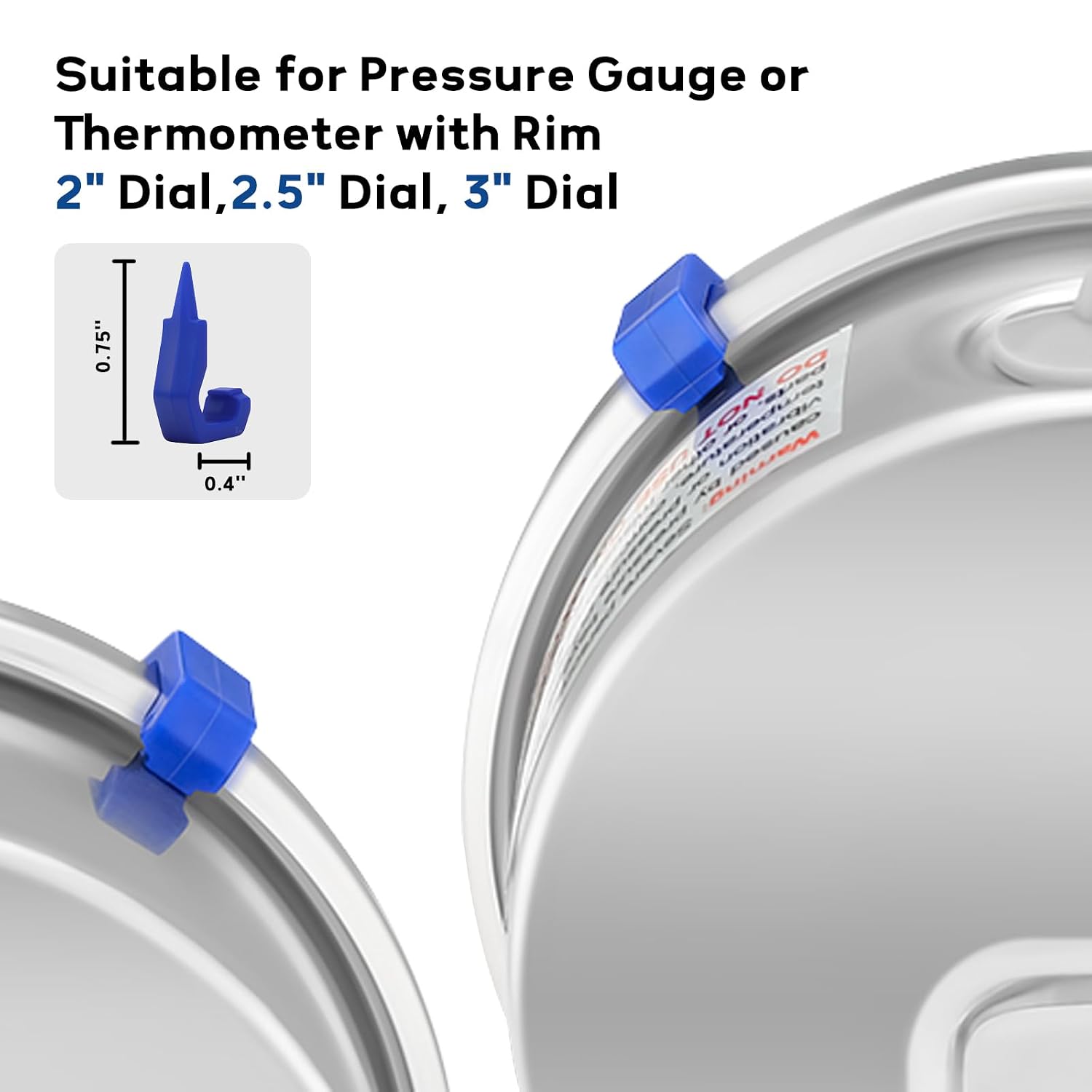 Thumbnail 4 de MEASUREMAN MD073 Clip-On Memory Pointer for 2-Inch, 2.5-Inch and 3-Inch Dials, 15-Pack
