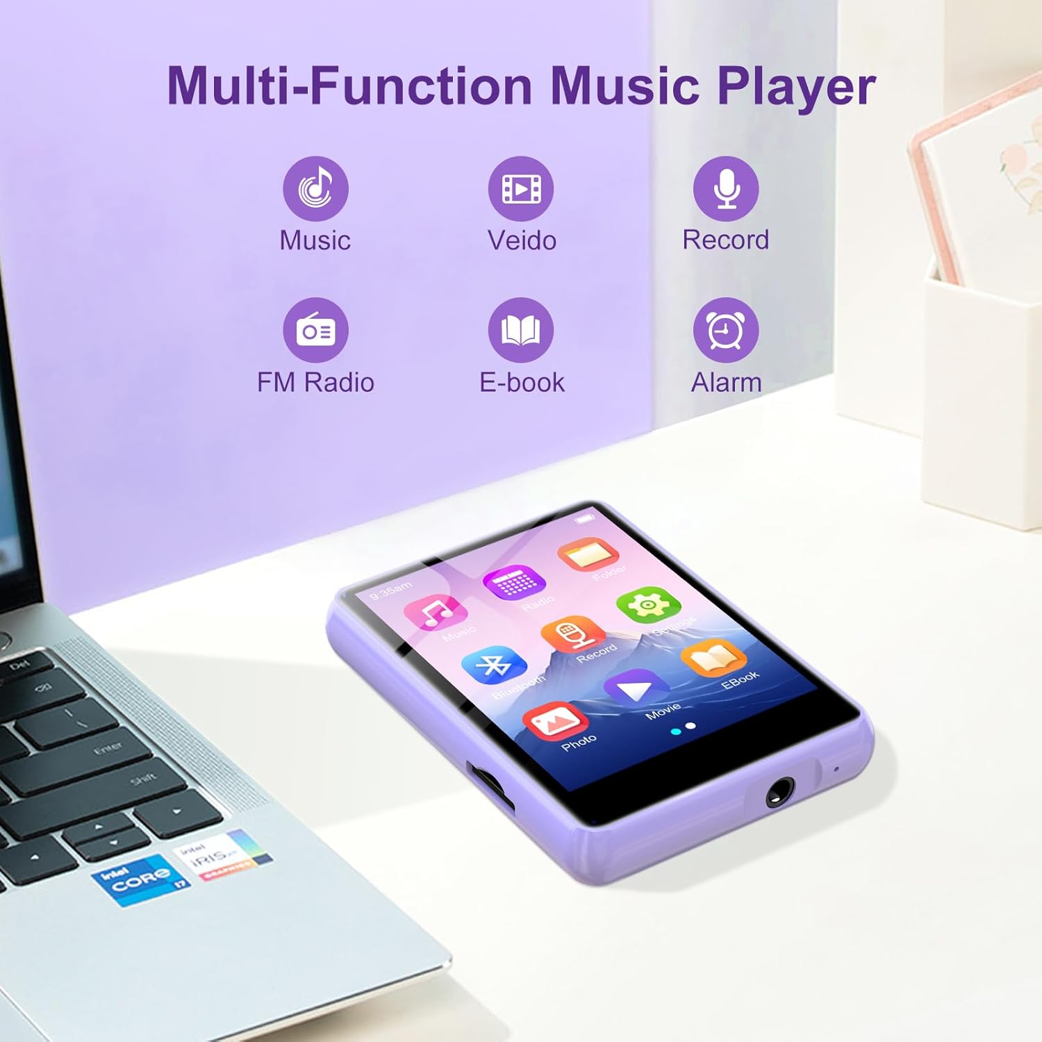 Thumbnail 5 de ZAQE 128 GB Reproductor MP3 Bluetooth 5.3