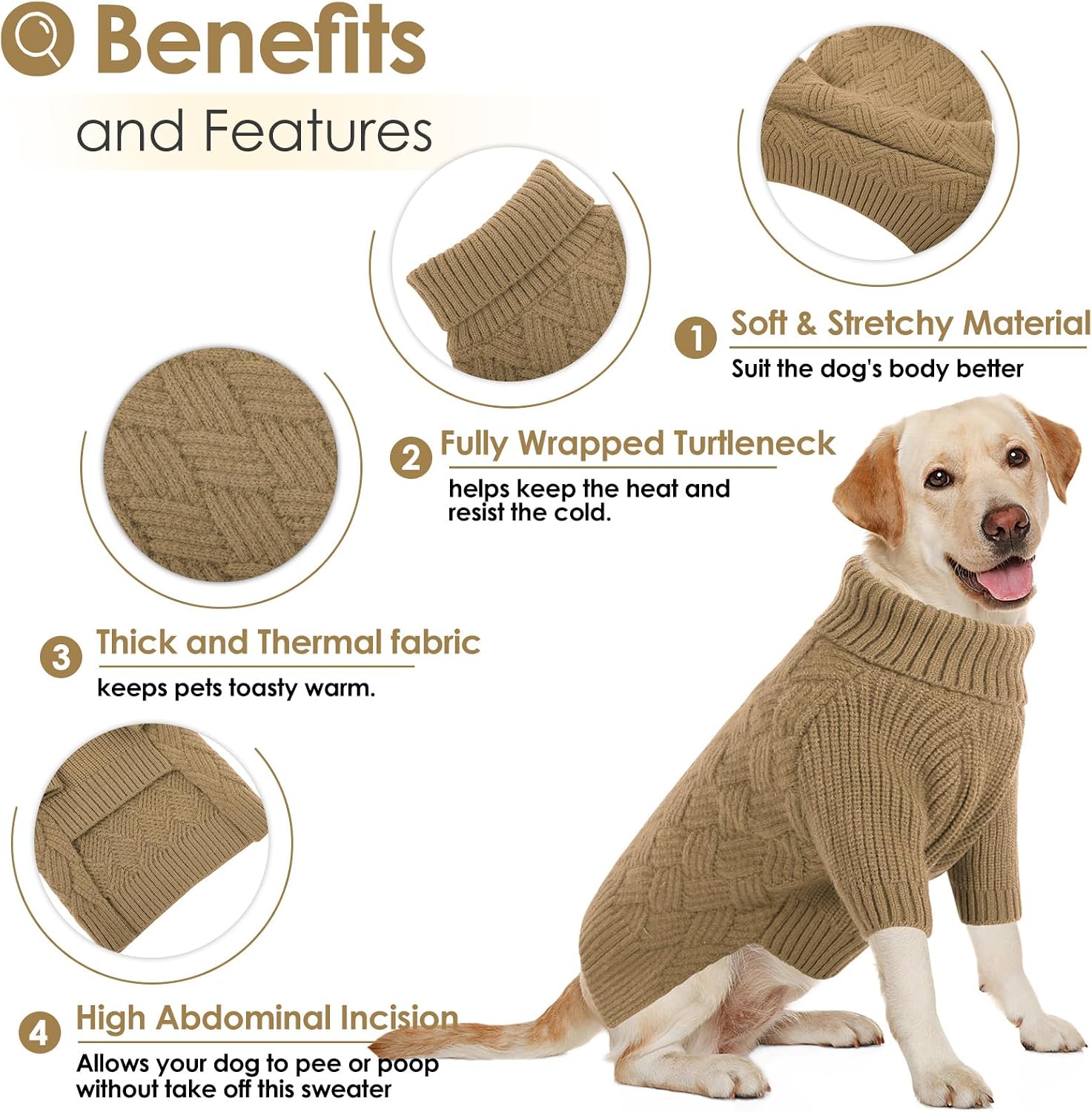 Thumbnail 4 de AOFITEE Medium Dog Jumper M