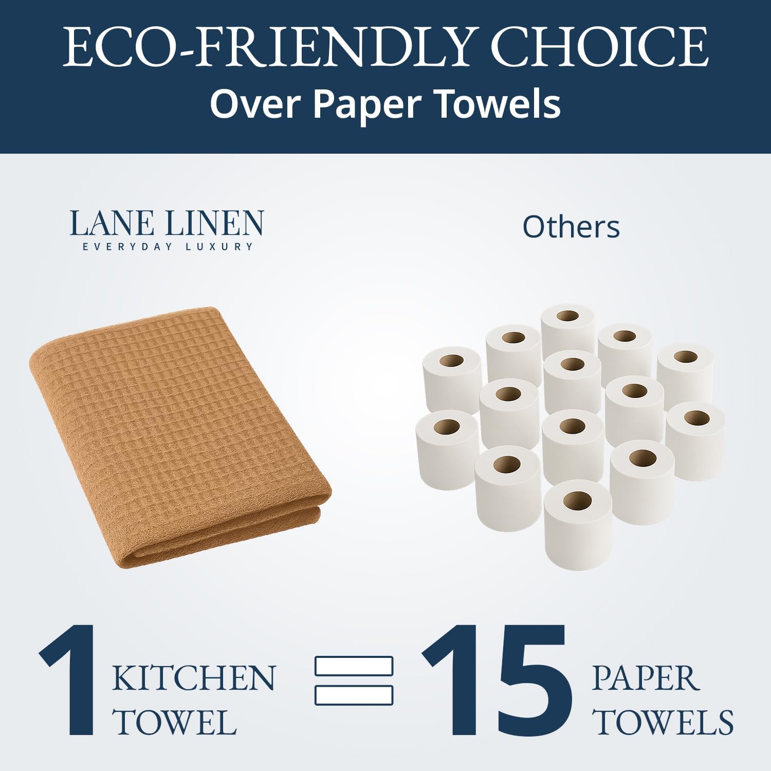 Thumbnail 6 de LANE LINEN Kitchen Towels 18x28 6 Pack
