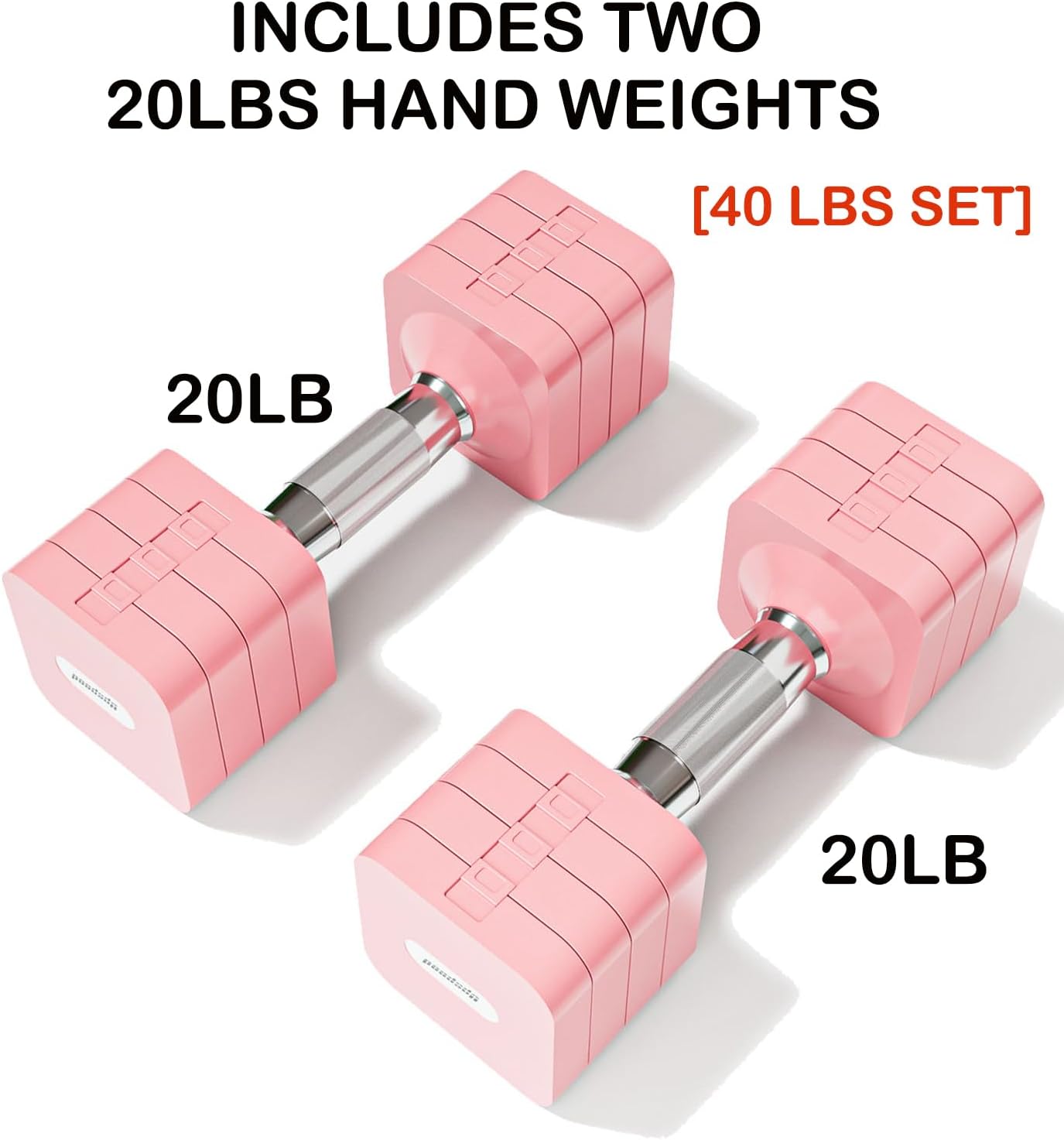 Thumbnail 1 de Adjustable Dumbbell Set 15–50 lb for Home Gym