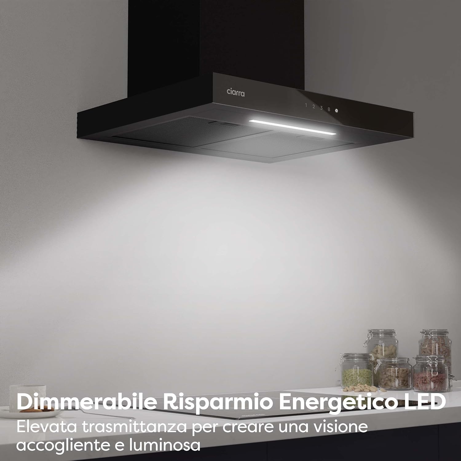 Detalle 1 de CIARRA CBCB6102 cappa aspirante 60 cm Classe A+++