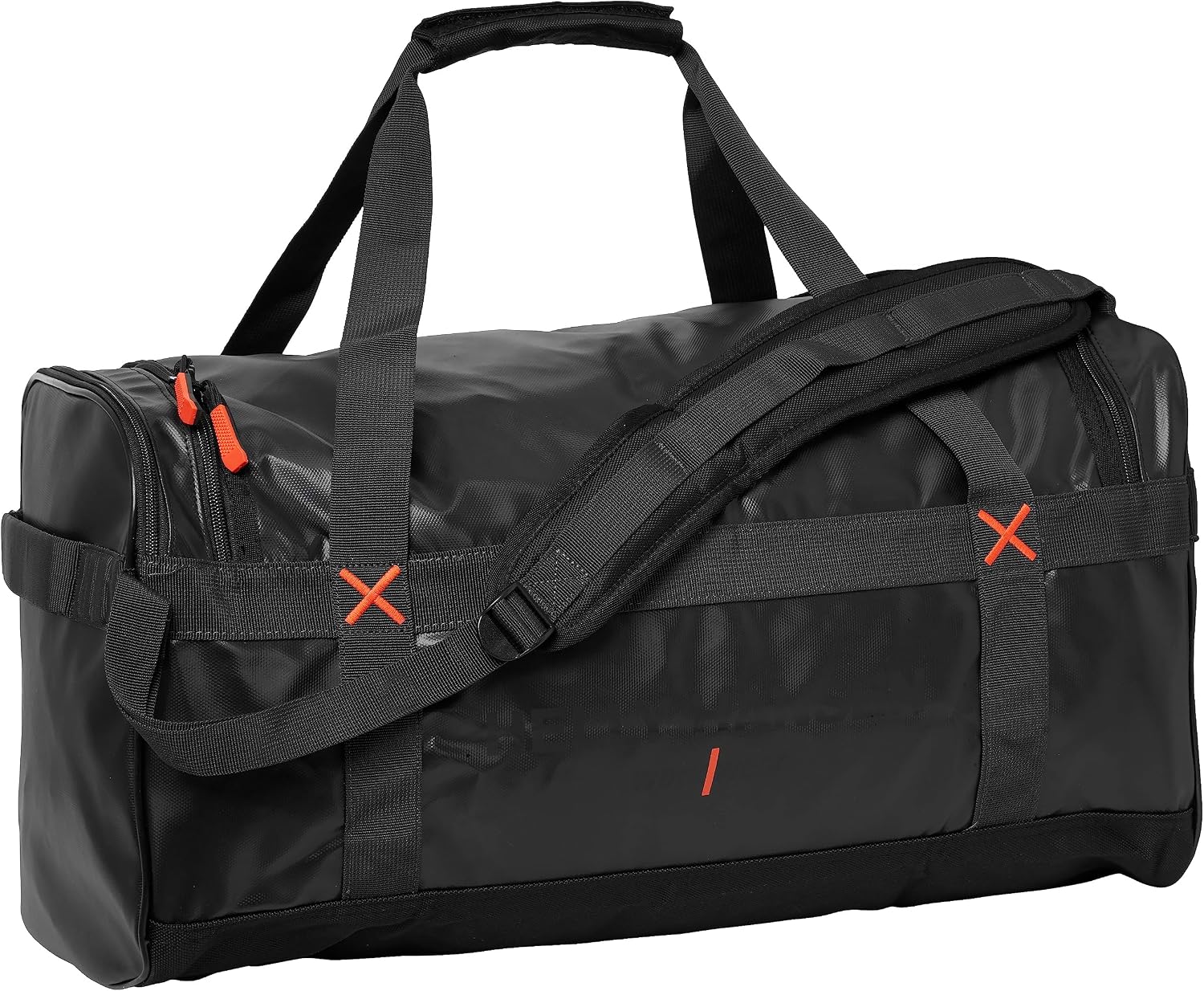 Detalle de Helly Hansen Duffel – wodoodporna torba 70 L, czarna, z wieloma przegrodami