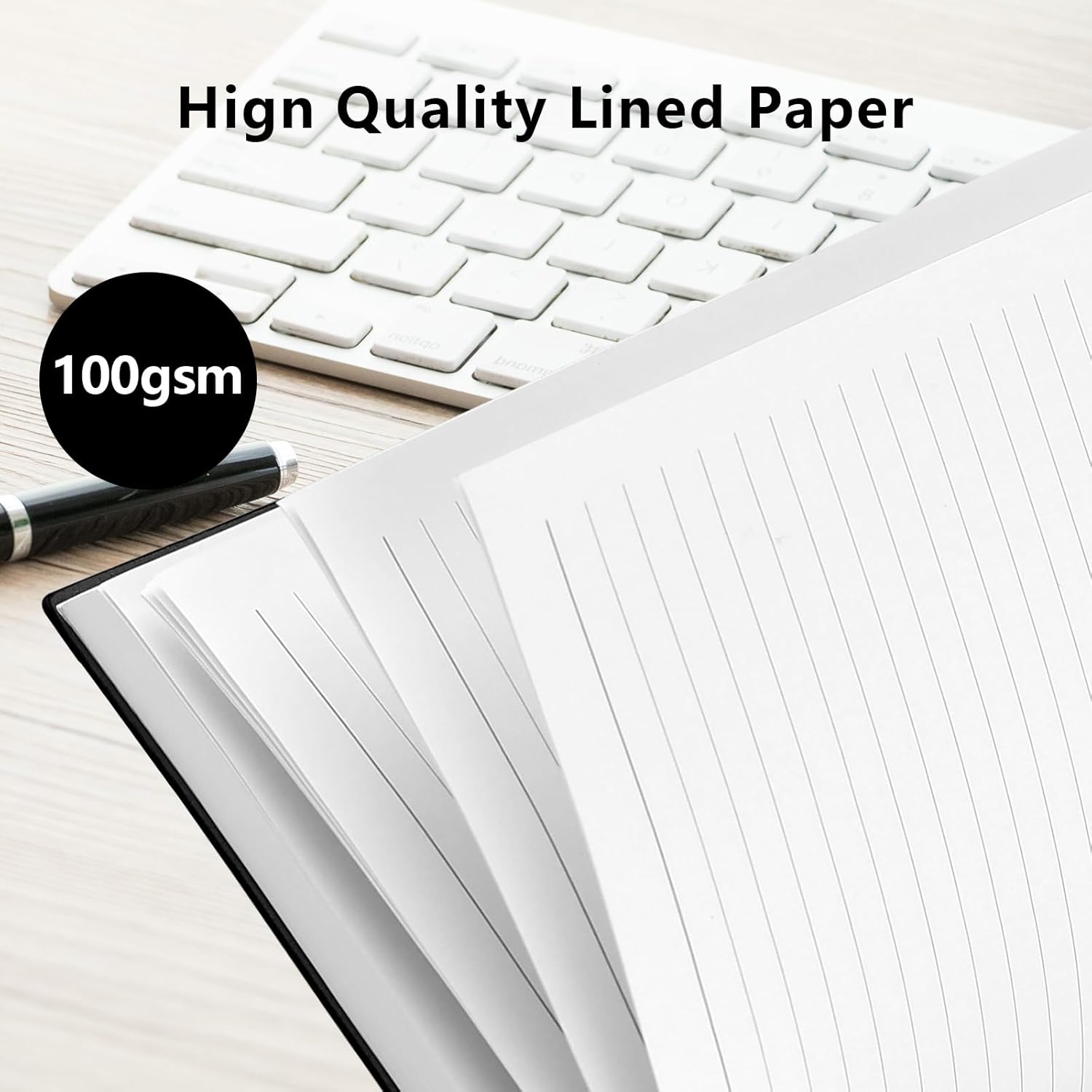 Thumbnail 3 de A4 thick lined notebook 320 pages