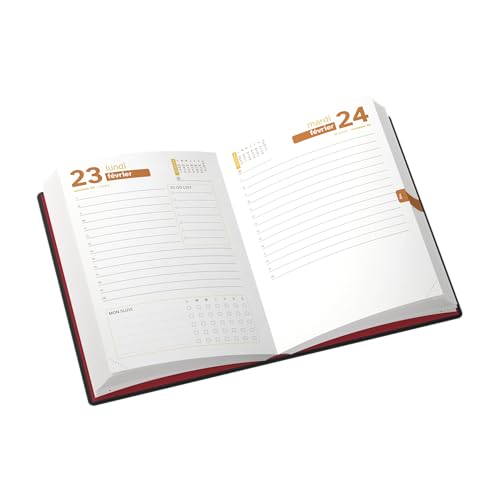 Thumbnail 2 de L'ETUDIANT ORIGINAL ROSE Agenda Scolaire 2026‑2027 – Couverture ouatinée, 15x21 cm