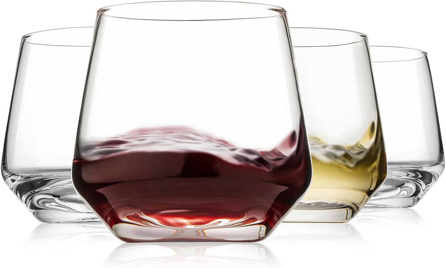 Detalle de OUWO Stemless Wine Glasses 13.5 oz