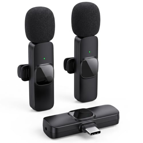 Imagen de DUIDESHI Wireless Lavalier Microphone for Phone (Type-C): A practical clip-on mic for on-the-go video en OfertitasTOP