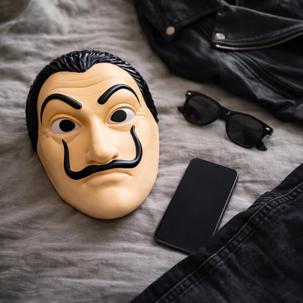 Detalle 2 de Máscara Casa de Papel Bella Ciao para adultos 🎭