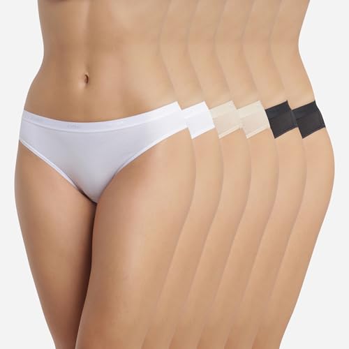 Detalle 2 de Dim Culottes Femme Lot de 6 | Pockets Écodim Coton – Douceur & Confort