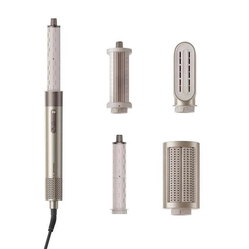 Detalle de Multistyler Dreame 6978515253898: Airflow 1200 W en oro, secado y moldeado sin calor extremo