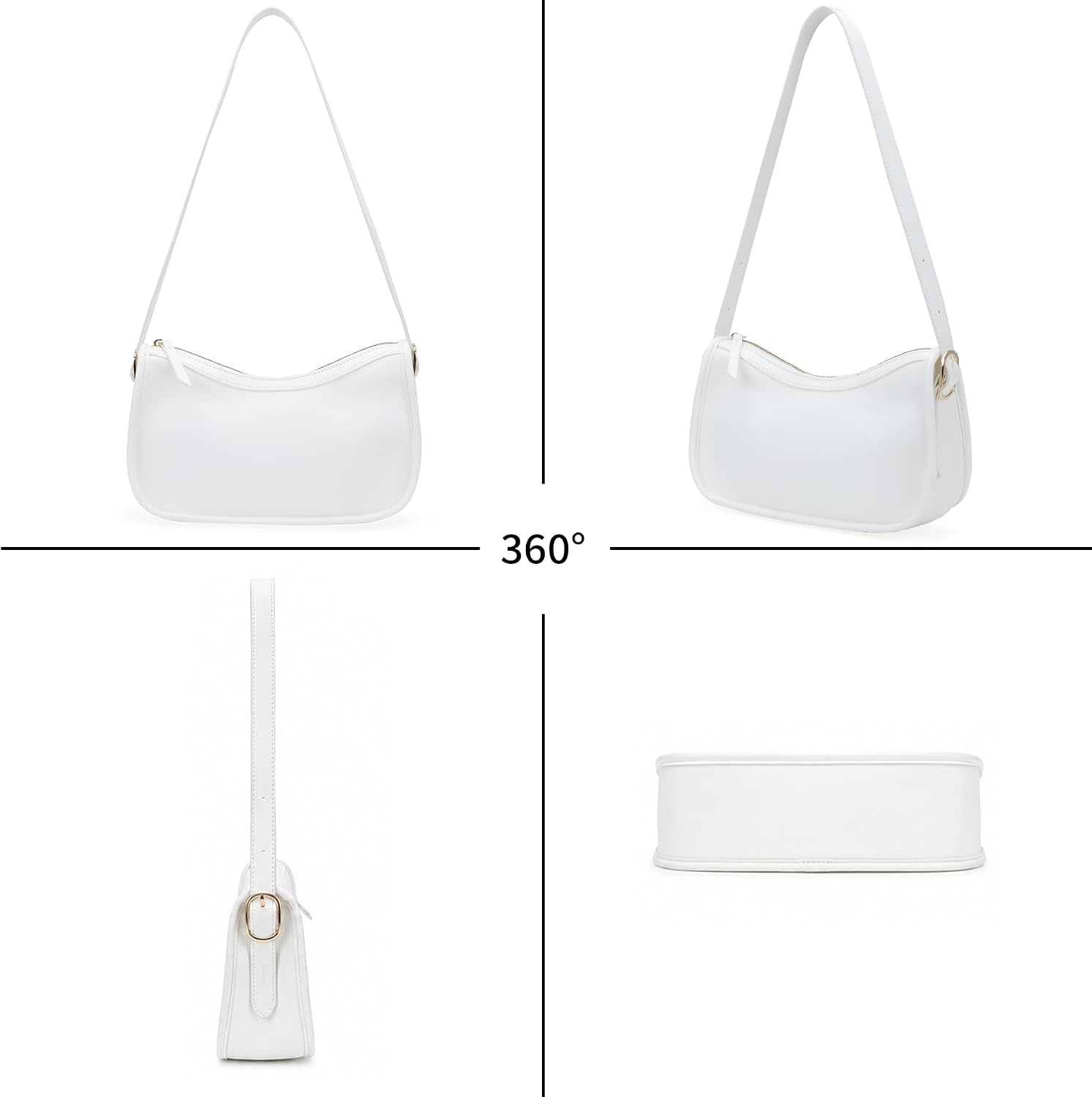 Detalle de OREXINE Vegan Leather Shoulder Bag