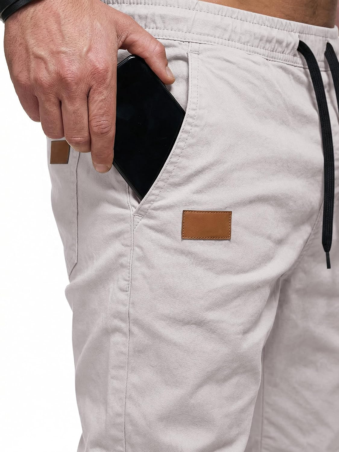 Thumbnail 5 de JMIERR Cotton Drawstring Joggers 94% Cotton