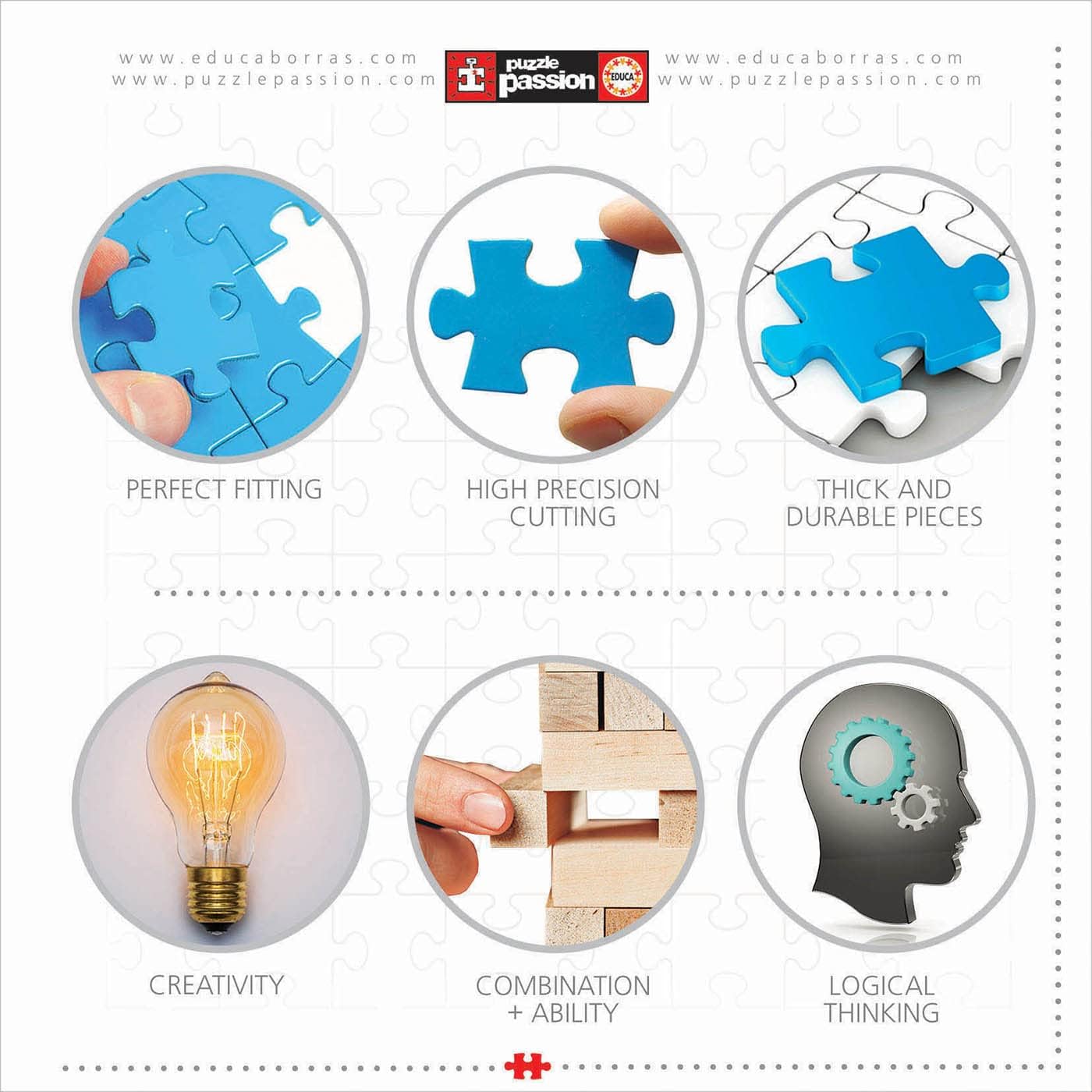 Thumbnail 3 de Educa La Nuit étoilée (Vincent Van Gogh) – Puzzle 1000 pièces pour adultes, 68 x 48 cm, à partir de 14 ans