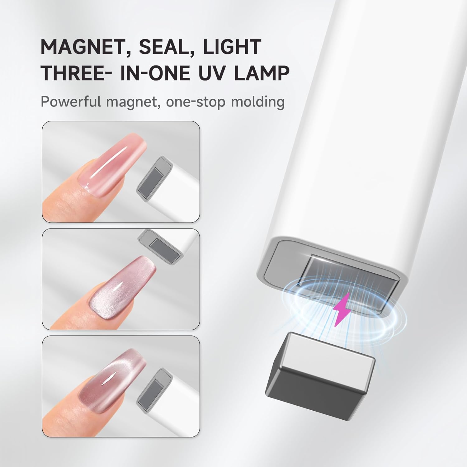 Thumbnail 6 de Halmai Lampes UV portable pour Vernis à Ongles Gel – Secage rapide, mini lumière rouge et USB rechargeable