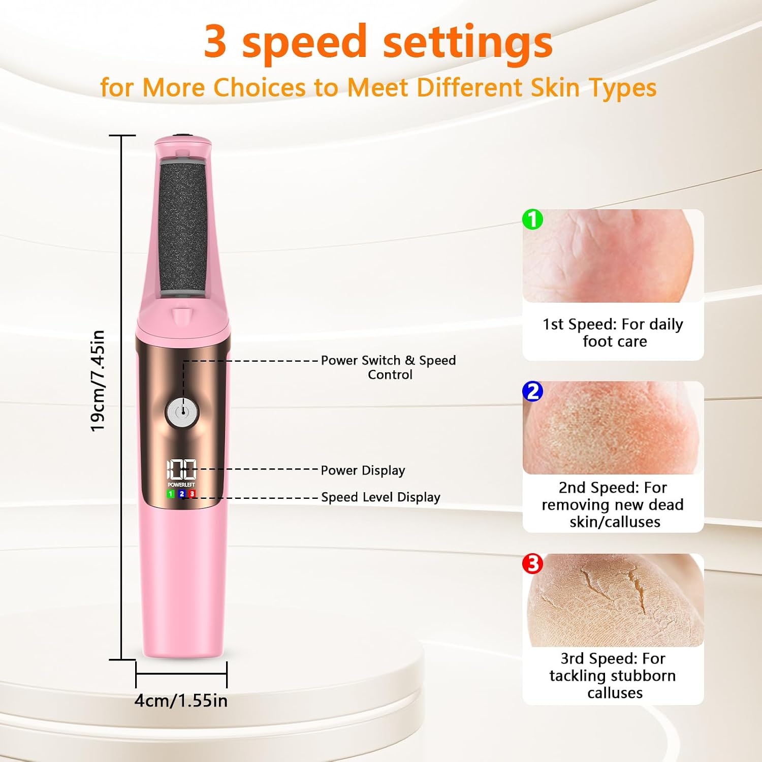Thumbnail 4 de PKBD Electric Foot File callus remover