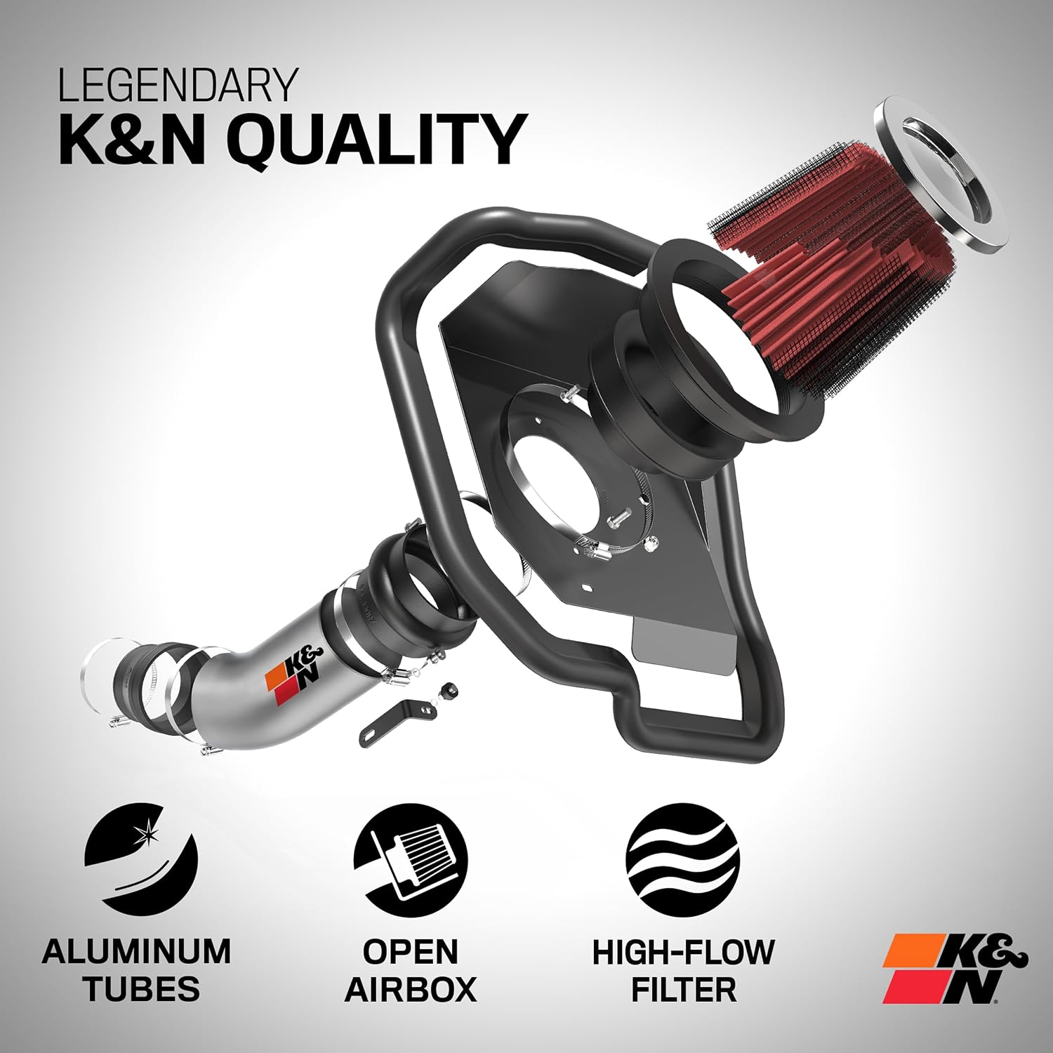 Detalle 2 de K&N Cold Air Intake System 69-3533TTK