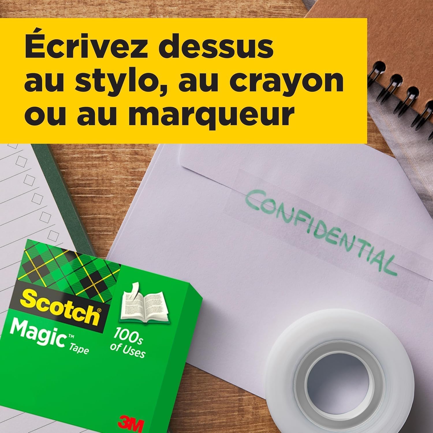 Thumbnail 6 de Scotch Magic Tape Dévidoir + Ruban Invisible 19 mm x 38 m — idéal pour l’école, la maison et le bureau