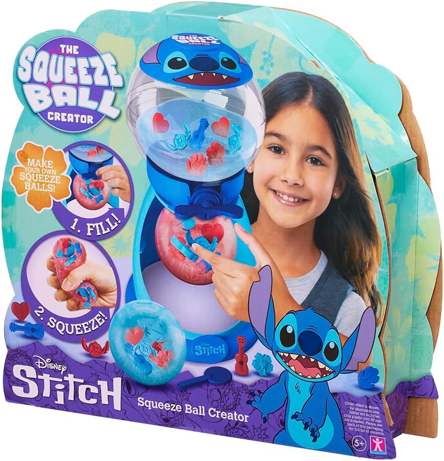 Thumbnail 6 de BANDAI Squeeze Ball Maker Stitch, Pelota Antiestrés Multicolor 🧸
