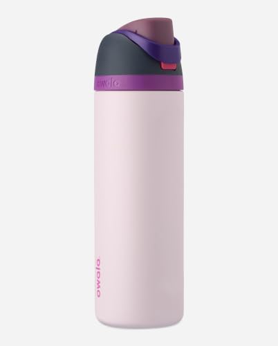 Thumbnail 6 de Owala FreeSip - Stainless Steel 24 oz (710 ml) — Dreamy Field (Black/Purple)