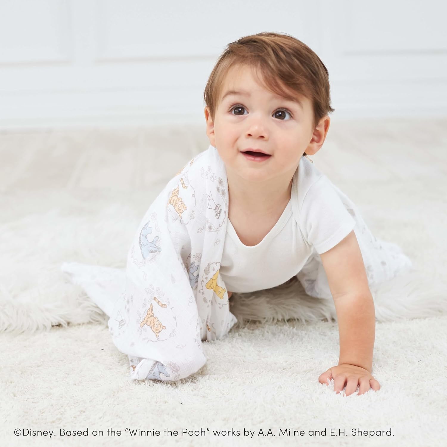 Detalle de aden + anais essentials SWADAEDESWC40008DIJB モスリンコットンおくるみ 4枚セット