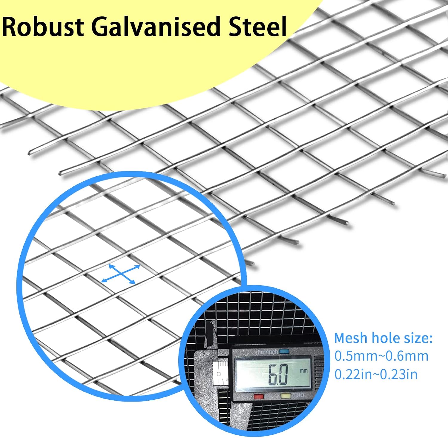Detalle 2 de Muzhira Rodent Proofing Galvanized Mesh 6m