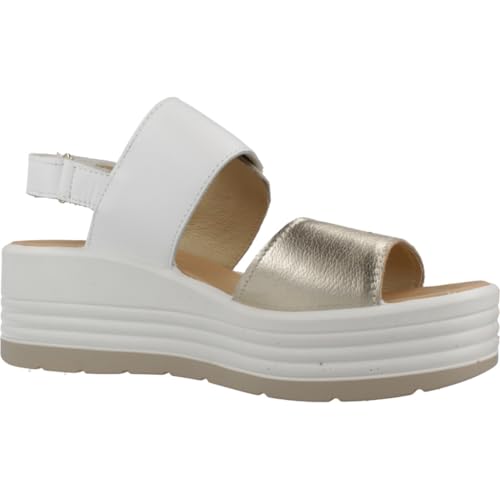 Thumbnail 4 de IGI&Co 1164522 Sandali Donna Zeppa con Plantare in Pelle Bianco – Comfort e stile