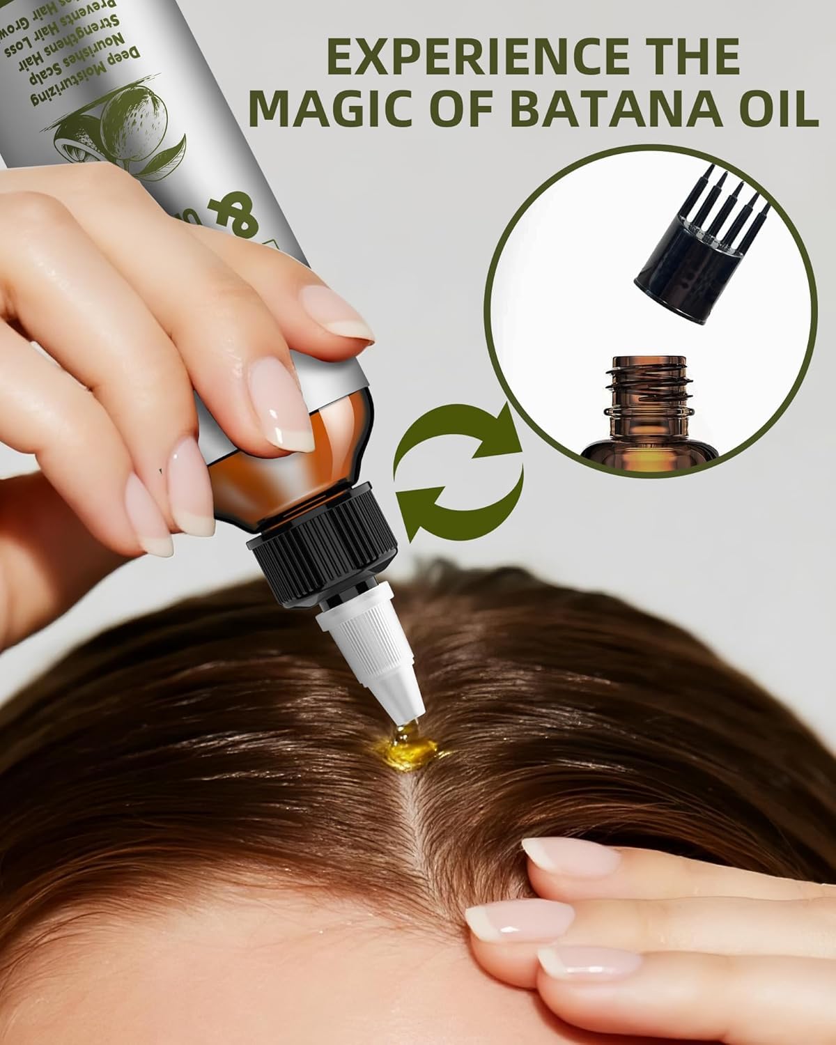 Detalle 2 de MOVRLYN Batana Oil for Hair, 4.23 fl oz, 100% Natural Formula