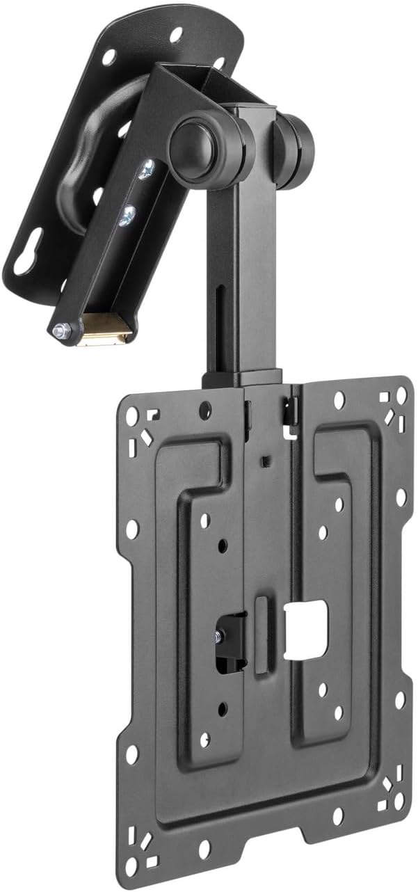 Detalle de AISENS CT43S-187 Deckenhalterung: Drehbar, faltbar, 19–43 Zoll, max. 20 kg, Schwarz
