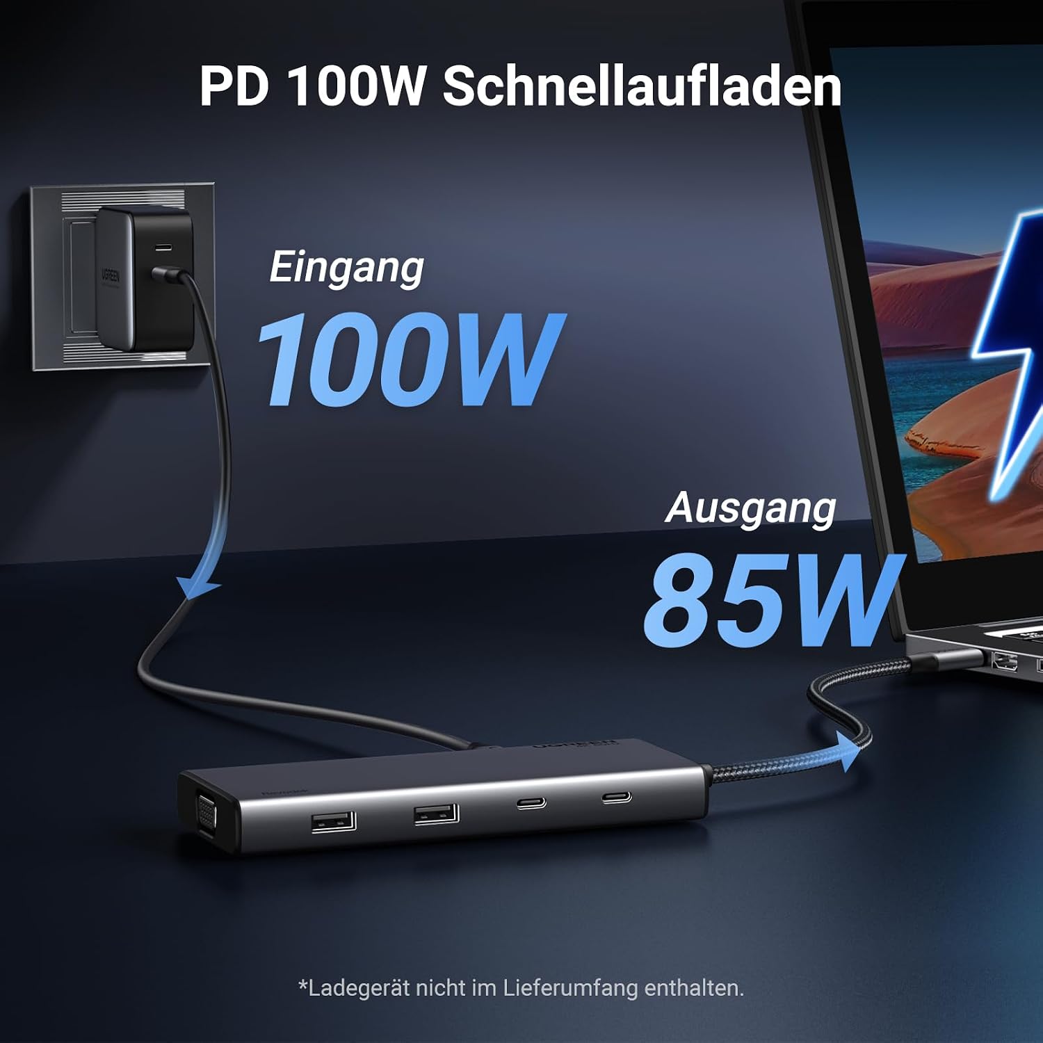 Thumbnail 6 de UGREEN Revodok Pro 308 Dreifach Dock USB‑C